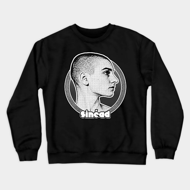 Sinead O'Connor // Retro Style Aesthetic Design Crewneck Sweatshirt by DankFutura